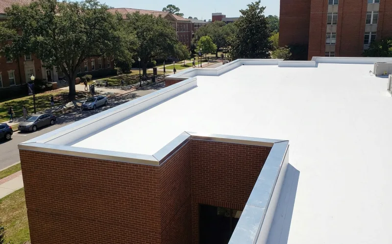 University building commercial roof completed in Athens Georgia